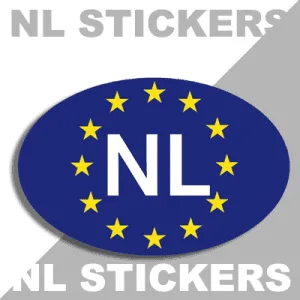 NL Sticker ovaal Europa